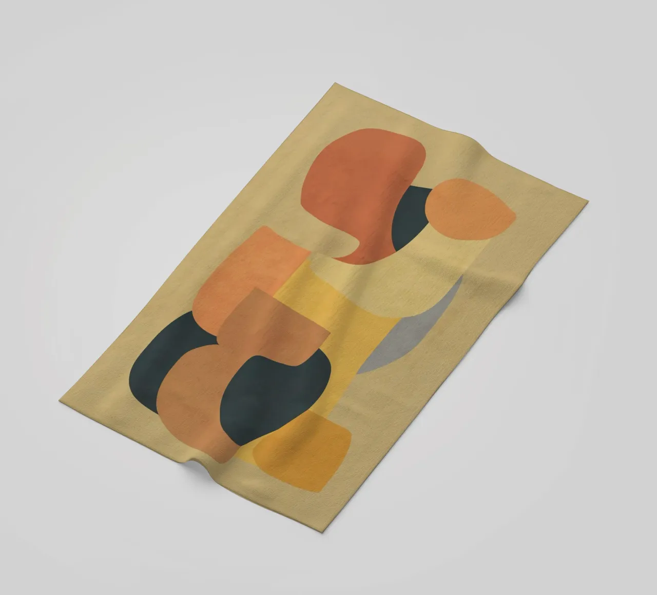 Modern Abstract Art 147 beach towel by ThingDesign