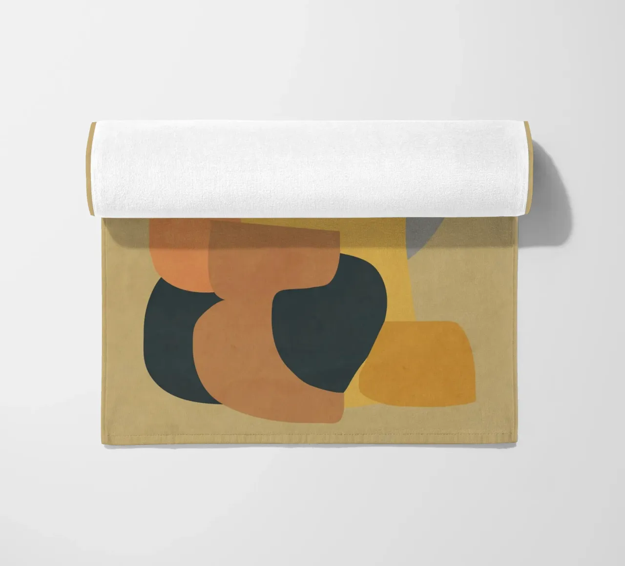 Modern Abstract Art 147 beach towel by ThingDesign