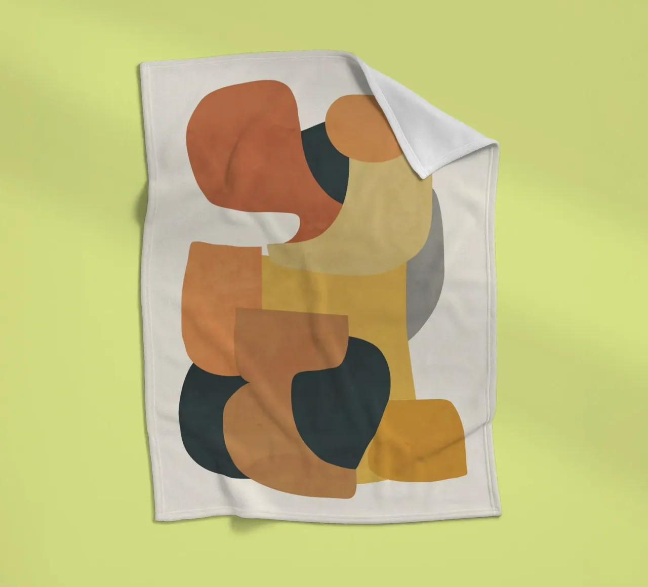 Arte astratta moderna 148 coperta in pile da ThingDesign
