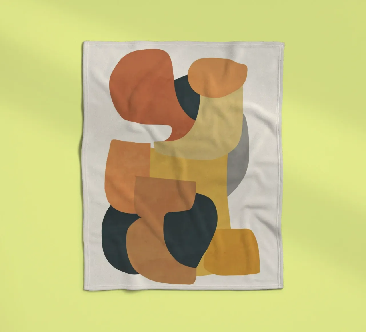 Arte astratta moderna 148 coperta in pile da ThingDesign