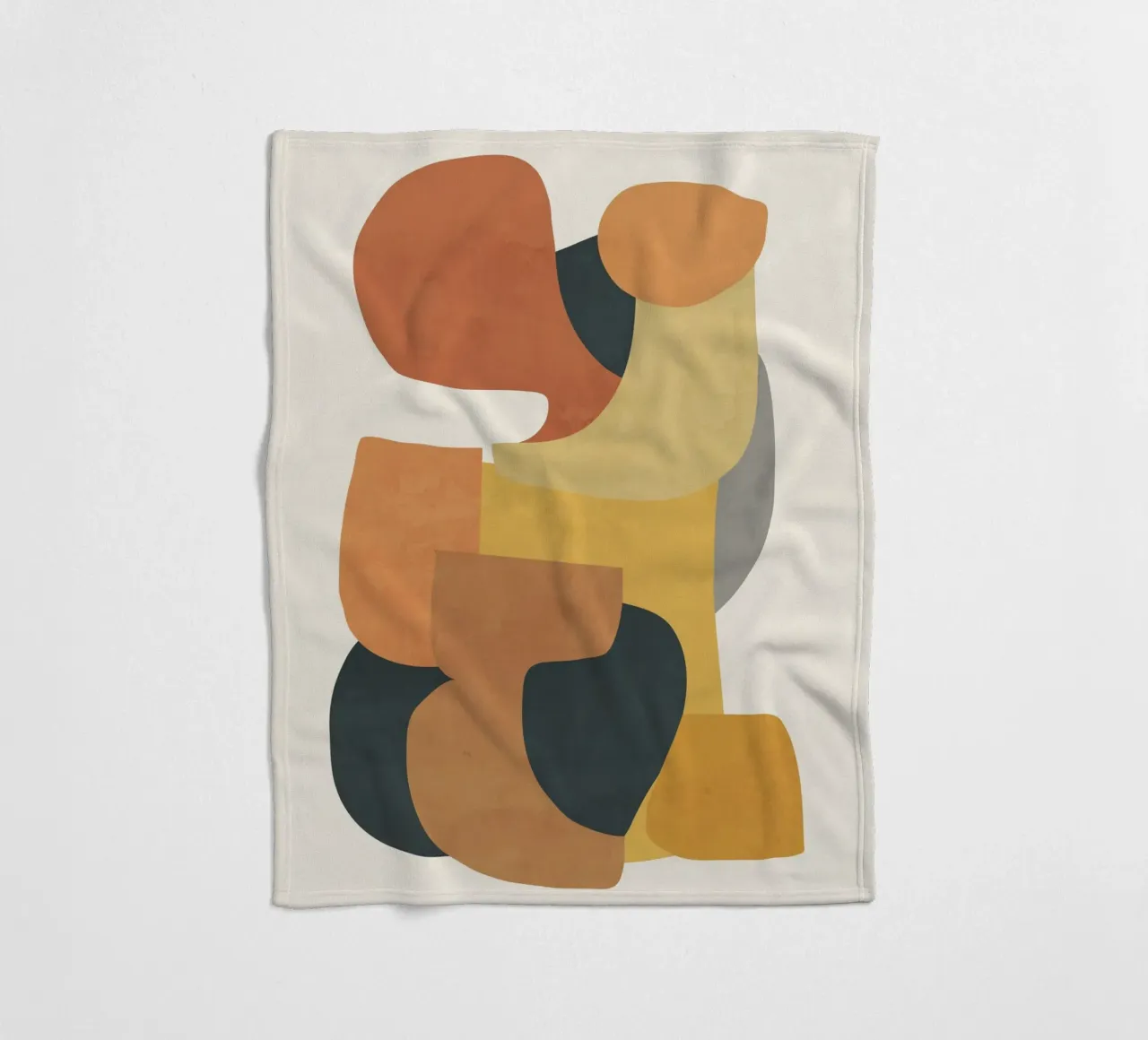 Arte astratta moderna 148 coperta in pile da ThingDesign