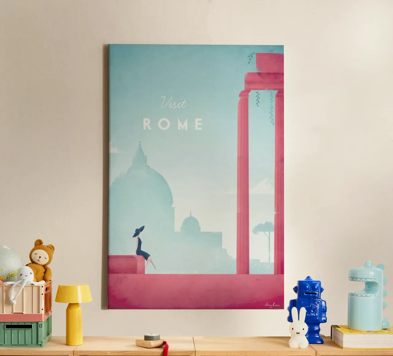 Rome tela con Cornice a cassetta da Henry Rivers