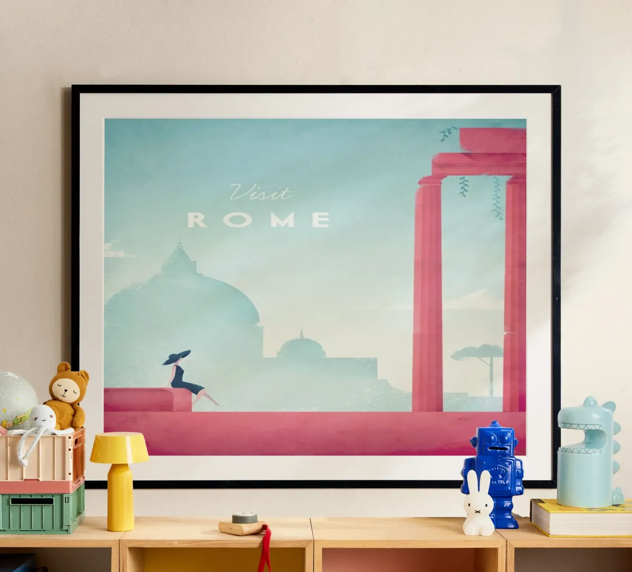 Rome poster con telaio in alluminio da Henry Rivers