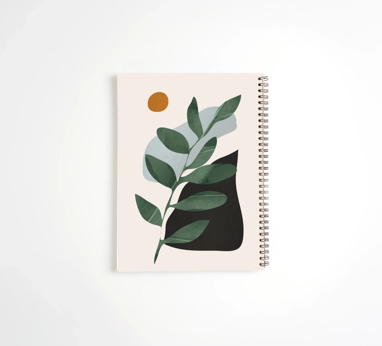 abstract minimal 333 spiral notebook by ThingDesign