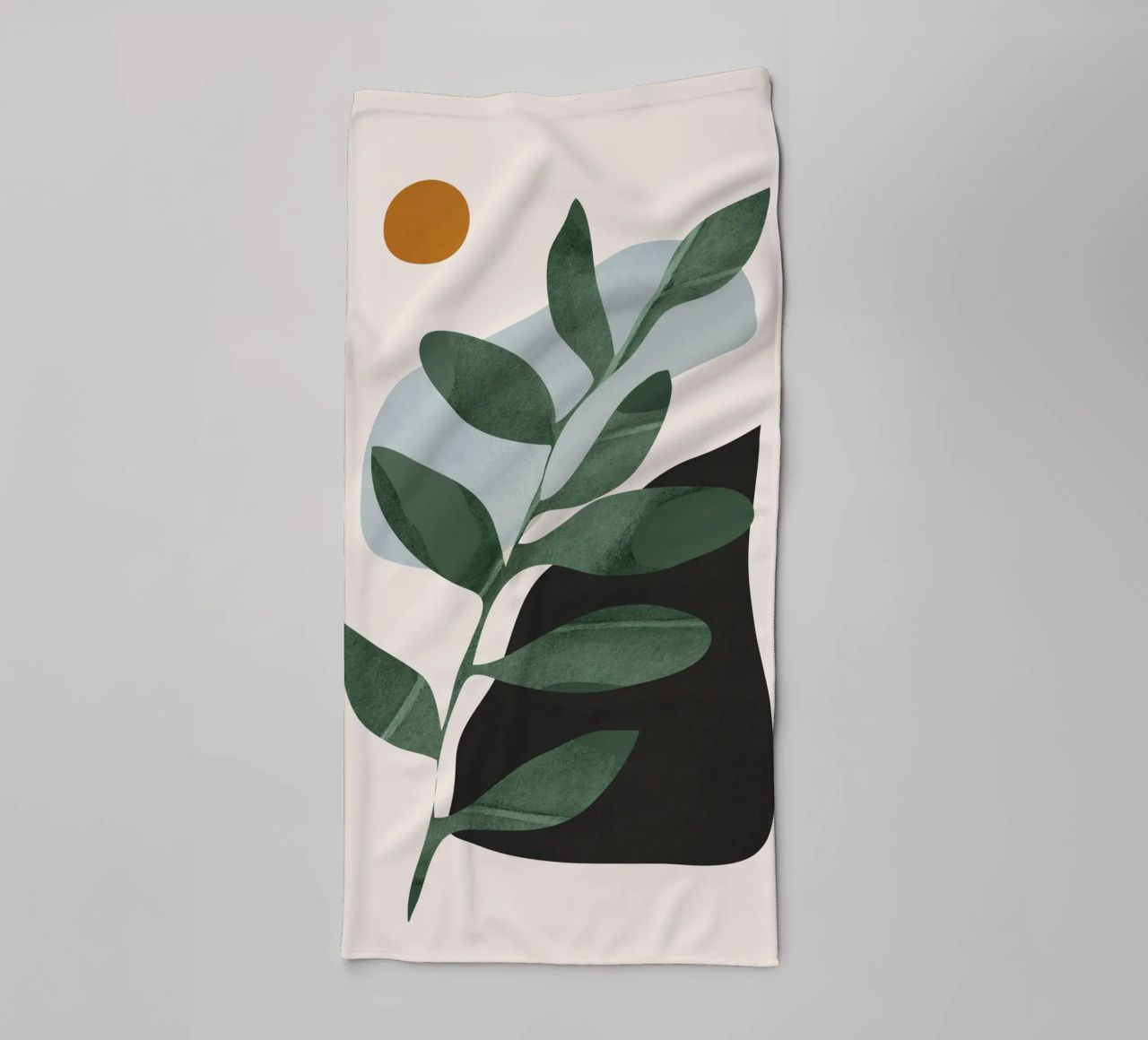 abstract minimal 333 towel by ThingDesign