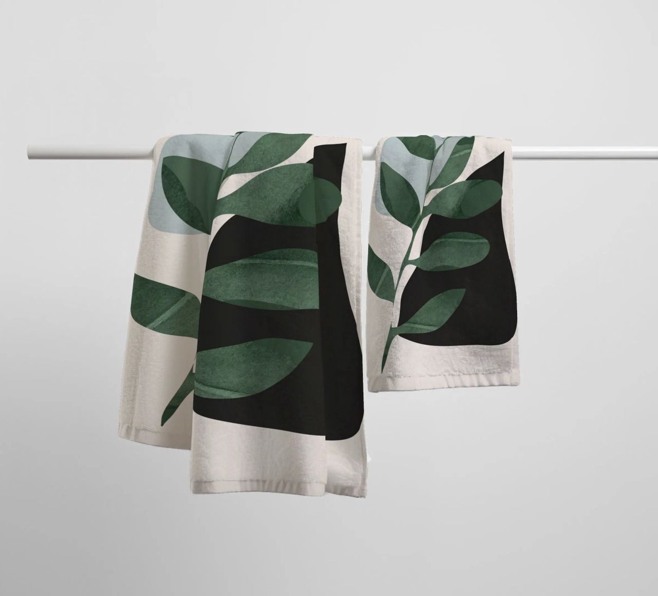 abstract minimal 333 towel by ThingDesign