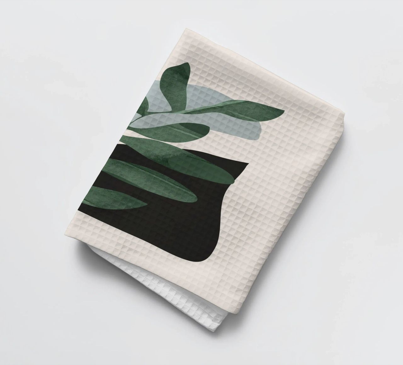 abstract minimal 333 tea towel by ThingDesign