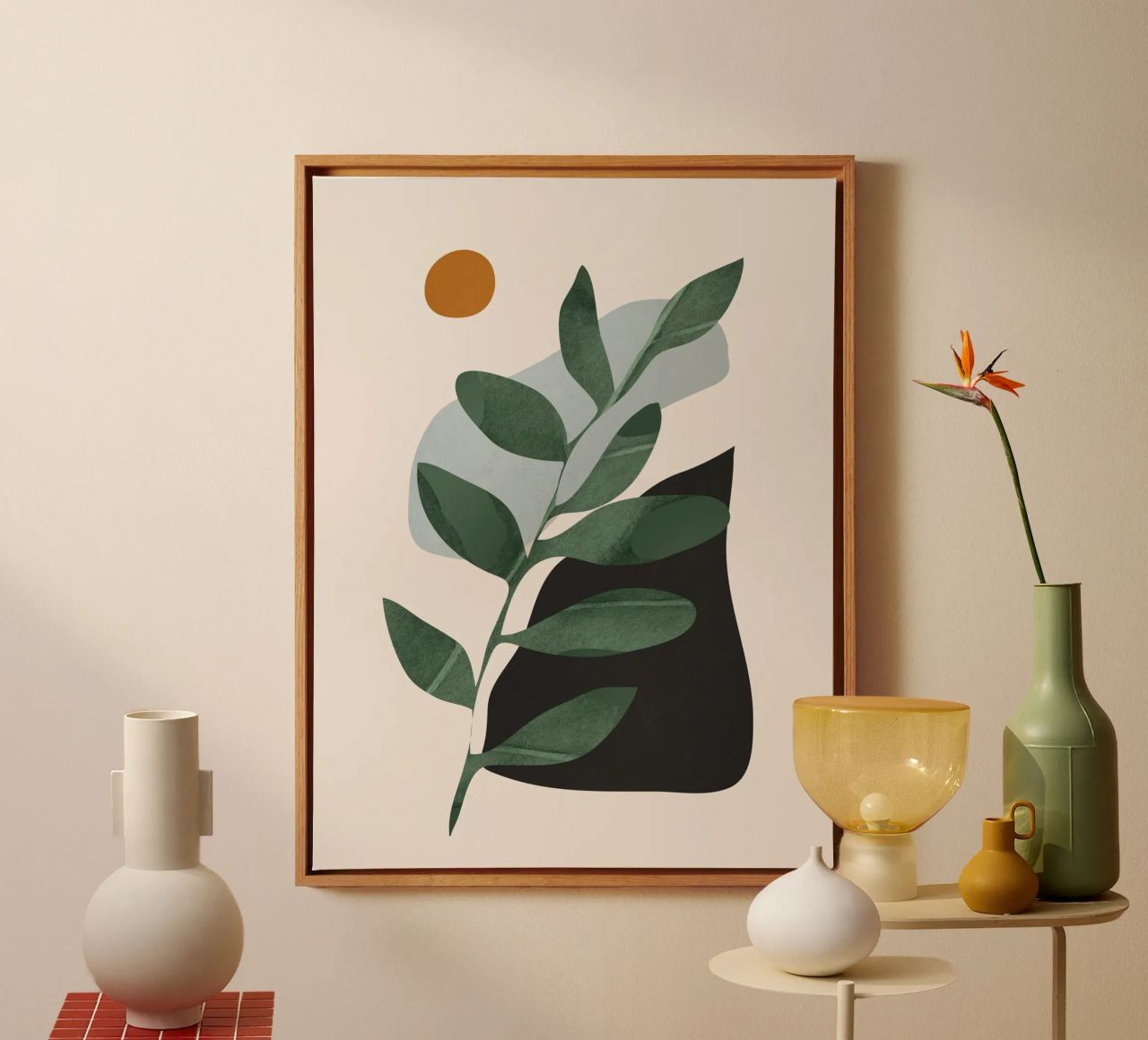 abstract minimal 333 canvas by ThingDesign