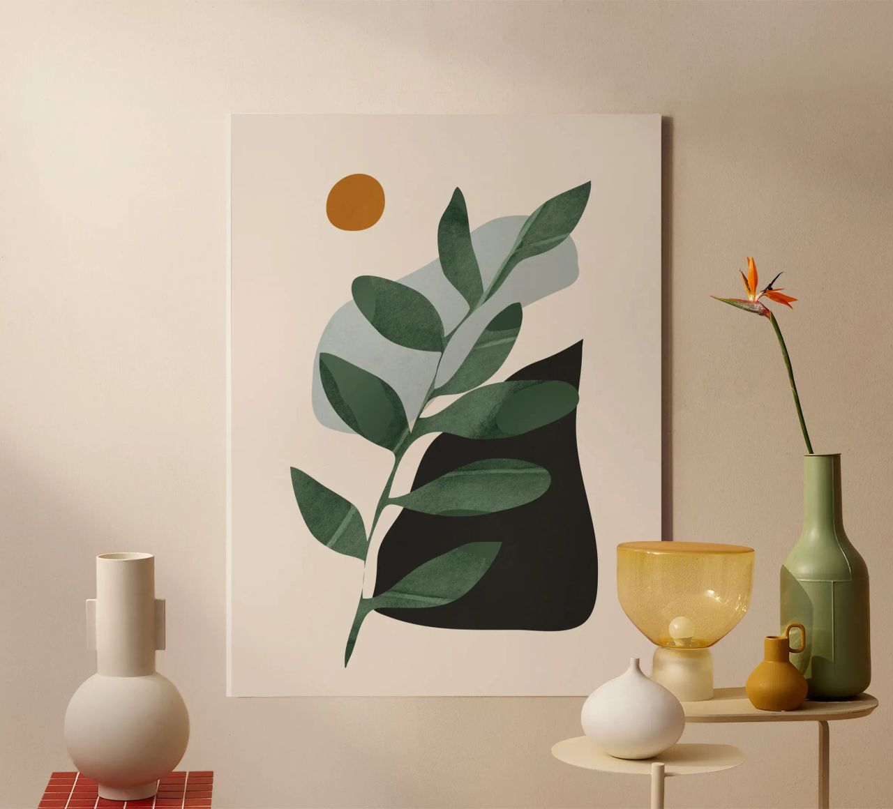 abstract minimal 333 canvas by ThingDesign