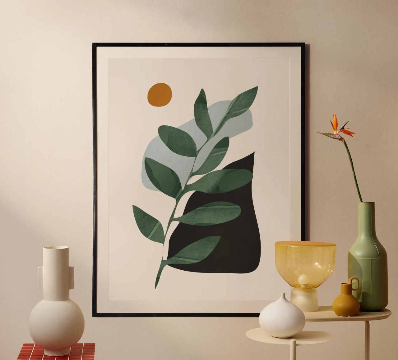 abstract minimal 333 poster by ThingDesign