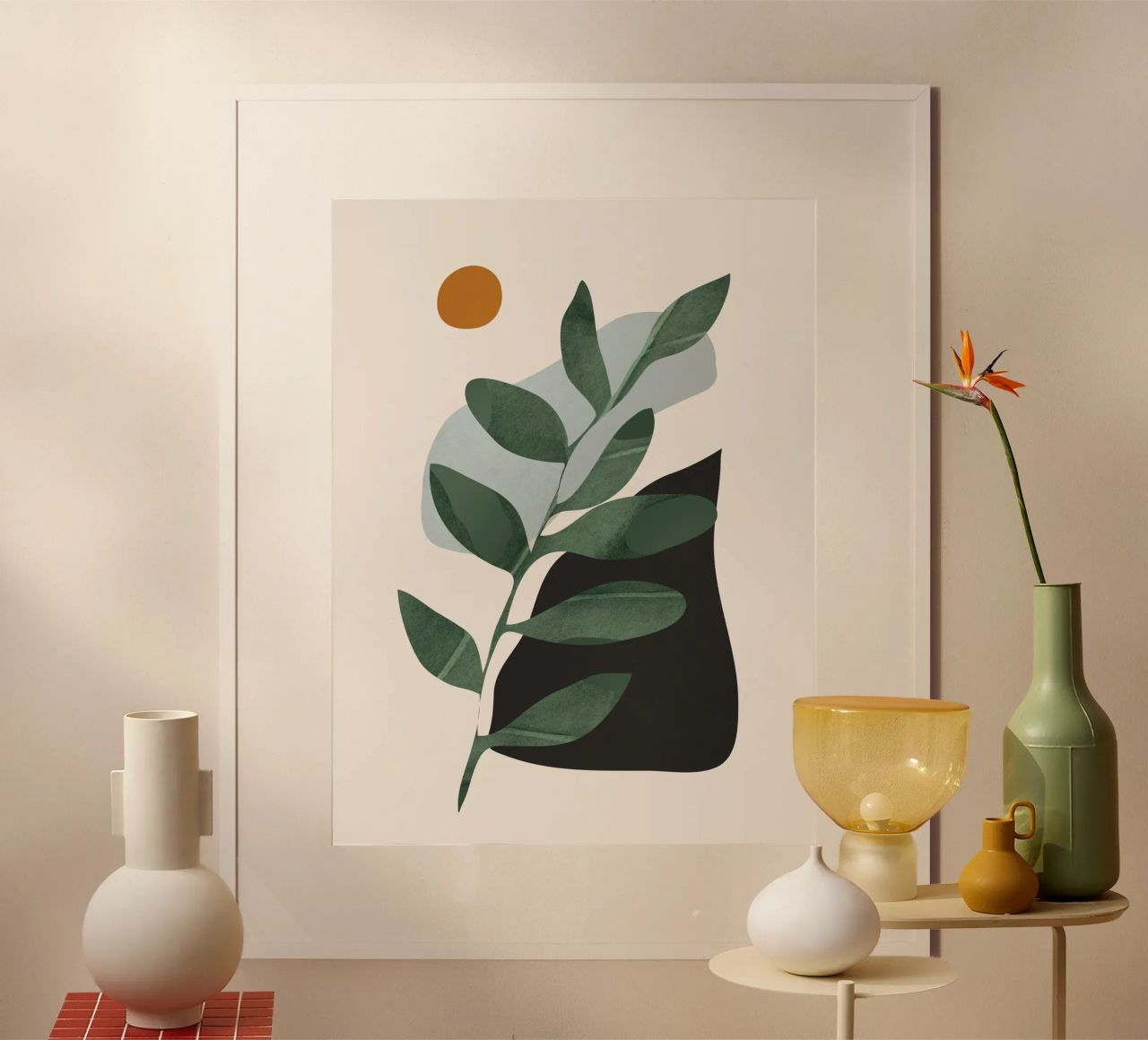 abstract minimal 333 poster by ThingDesign