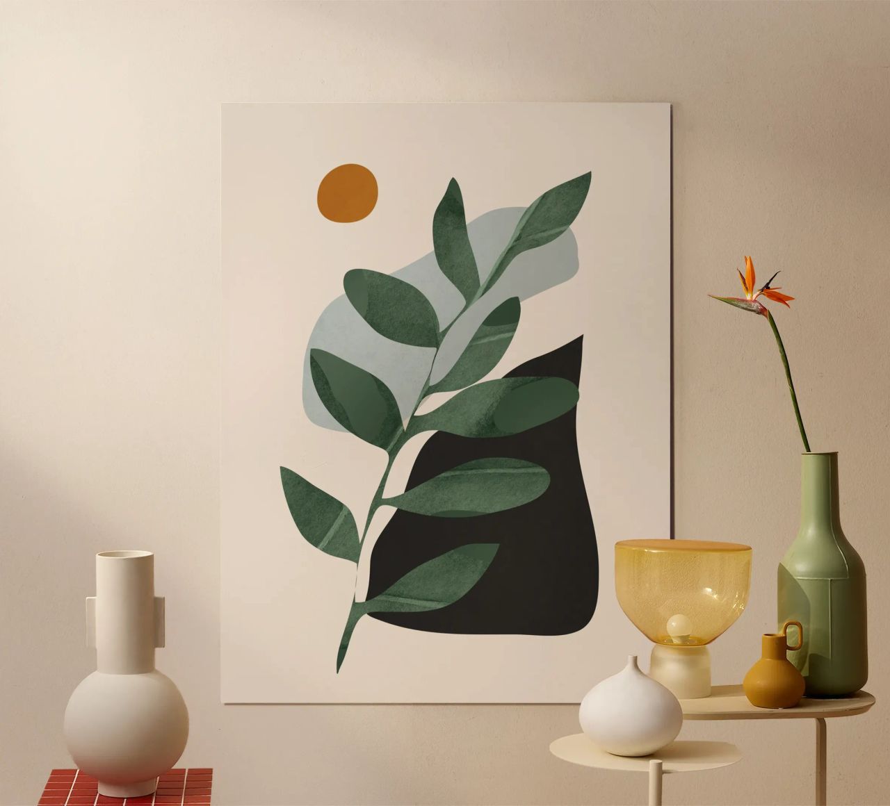 abstract minimal 333 poster by ThingDesign