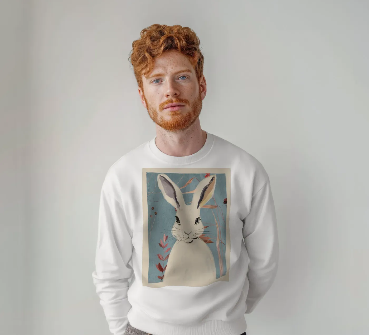 Rabbit sweatshirt by ThingDesign