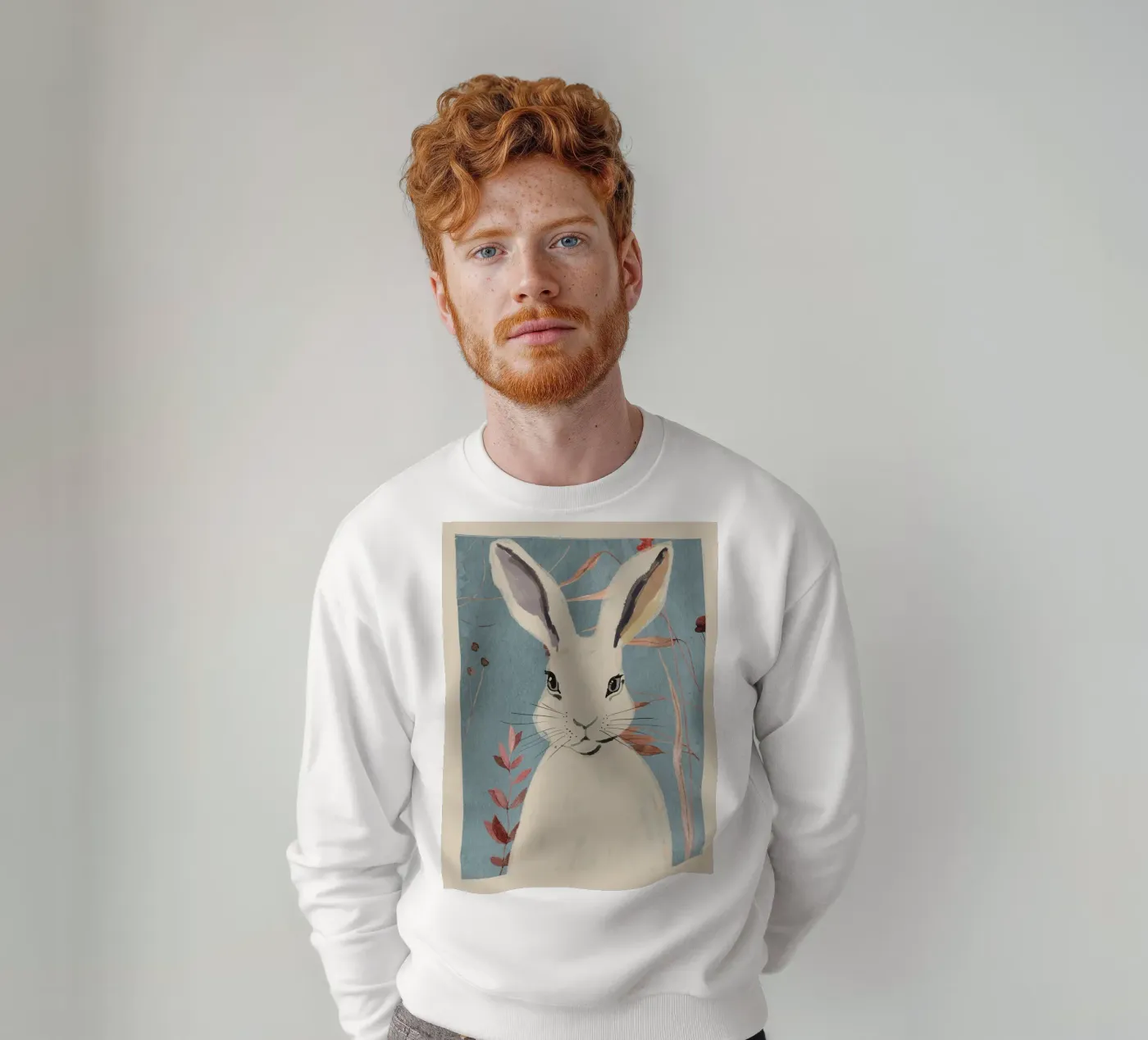 Rabbit sweatshirt by ThingDesign