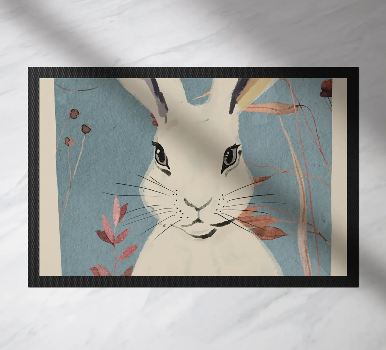 Rabbit doormat by ThingDesign