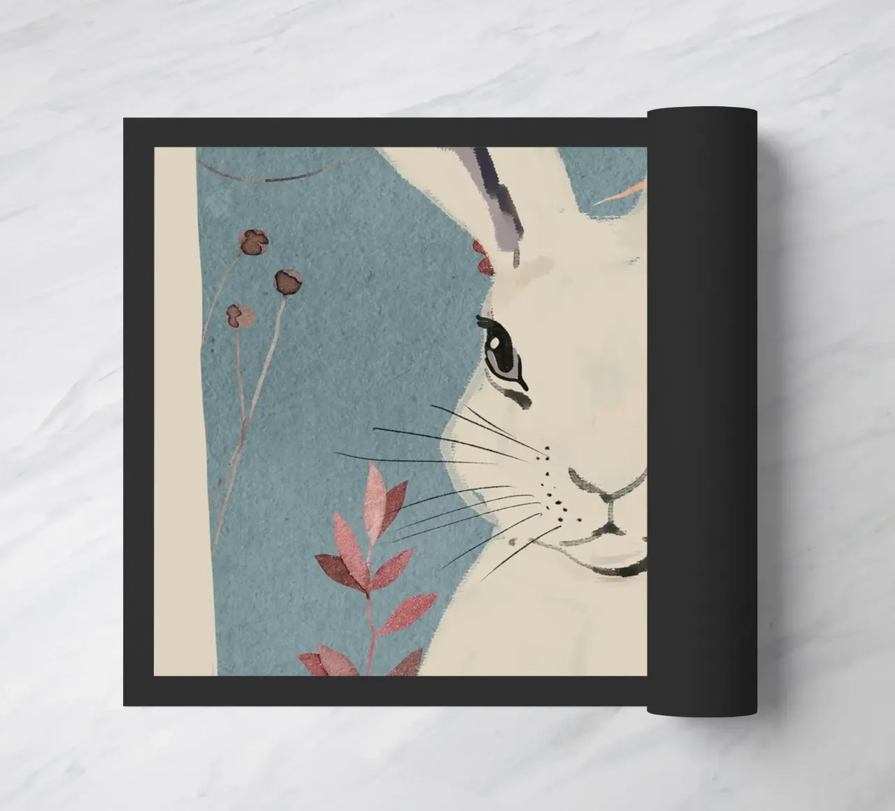 Rabbit doormat by ThingDesign