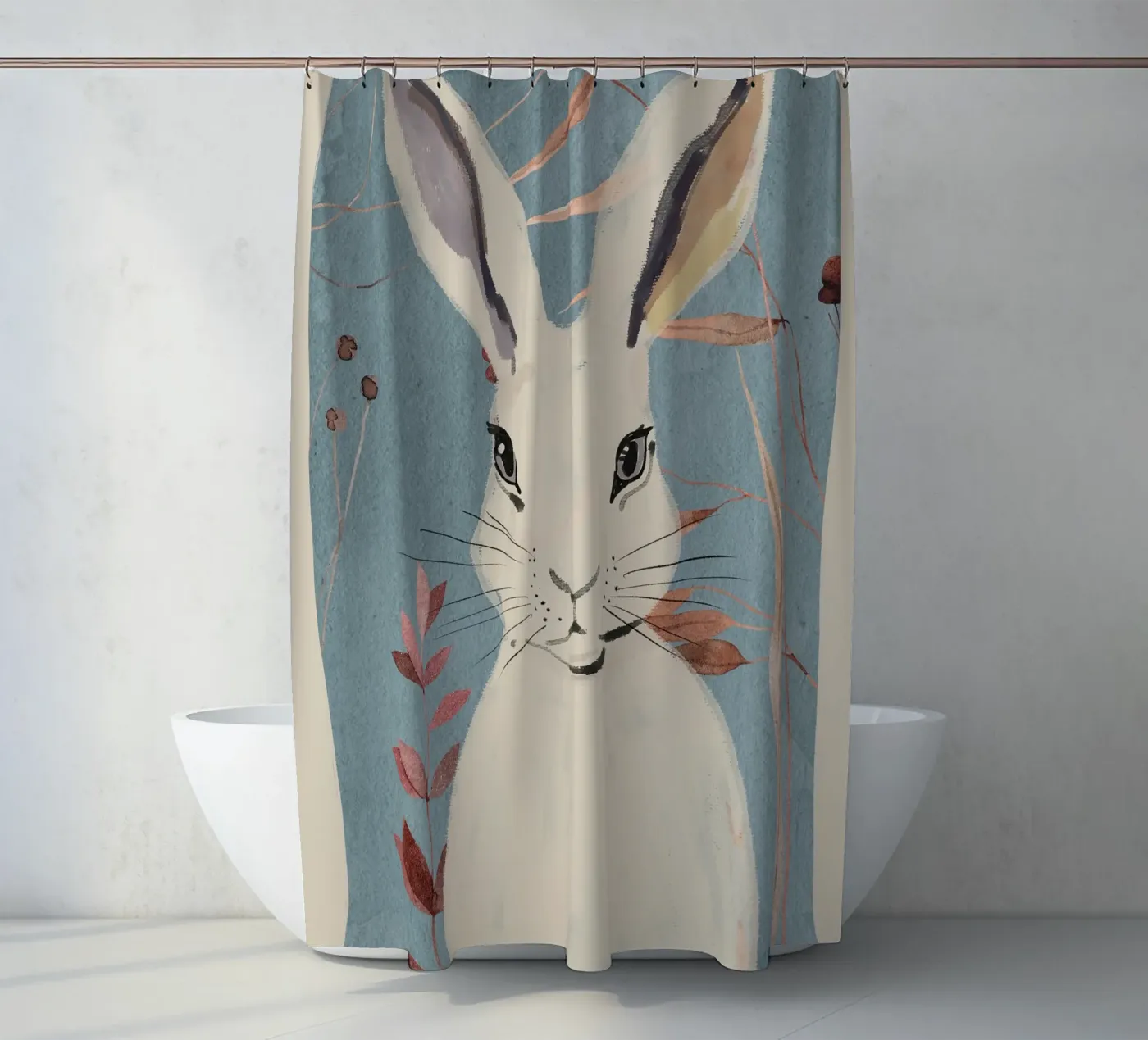 Kaninchen Duschvorhang von ThingDesign