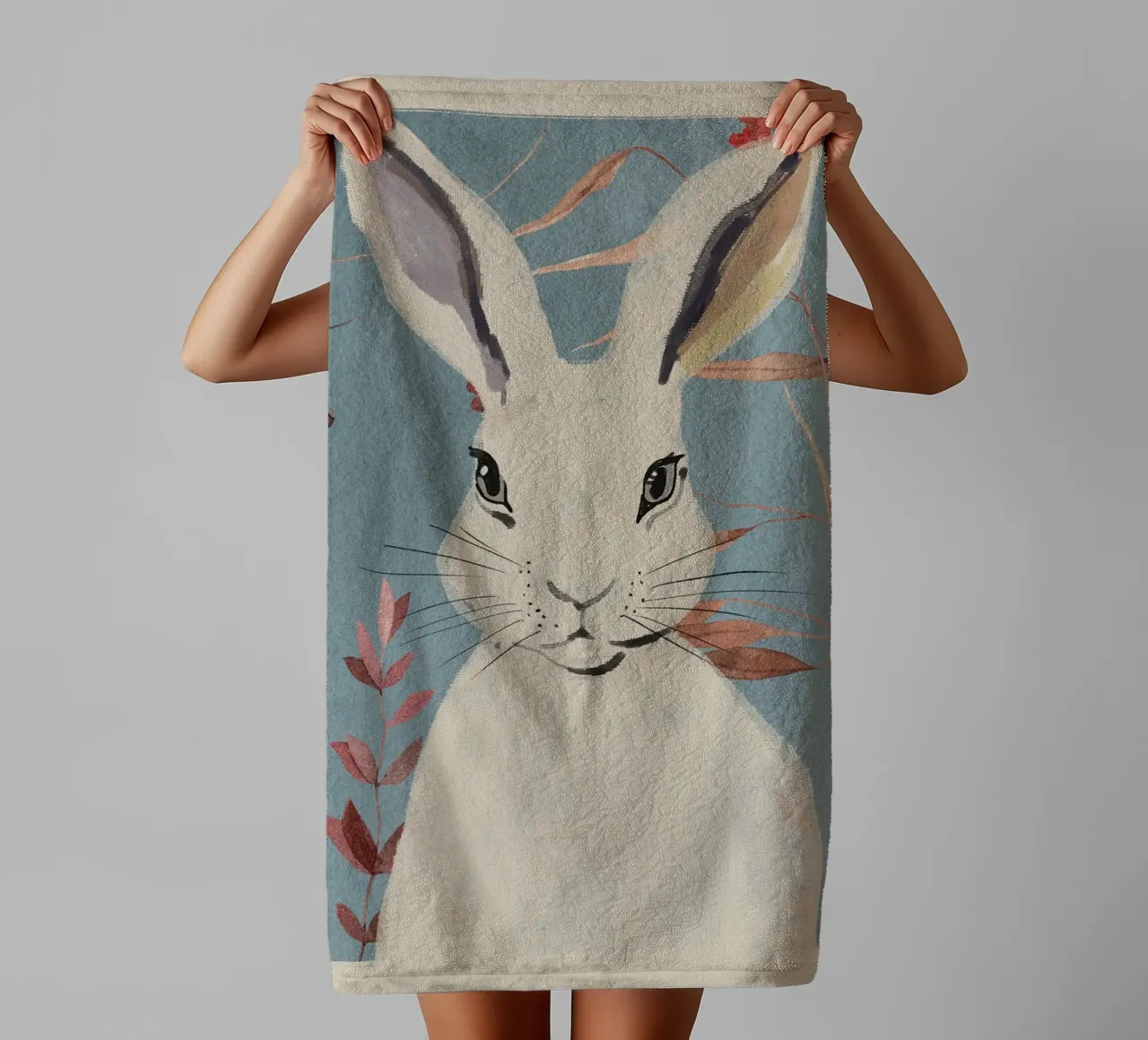Rabbit towel by ThingDesign