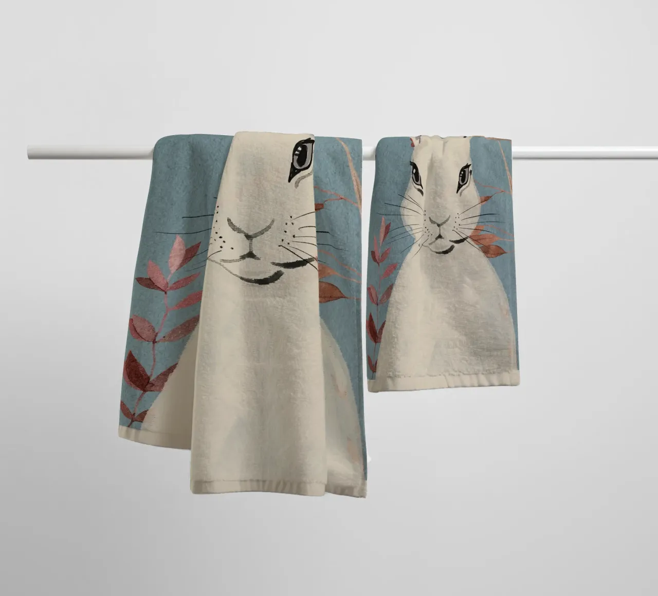 Rabbit towel by ThingDesign