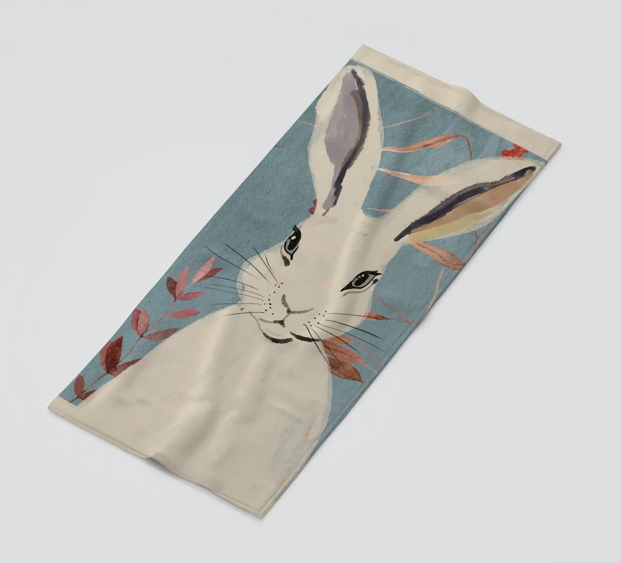 Rabbit strandhanddoek van ThingDesign
