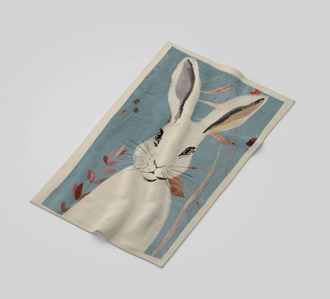 Rabbit strandhanddoek van ThingDesign