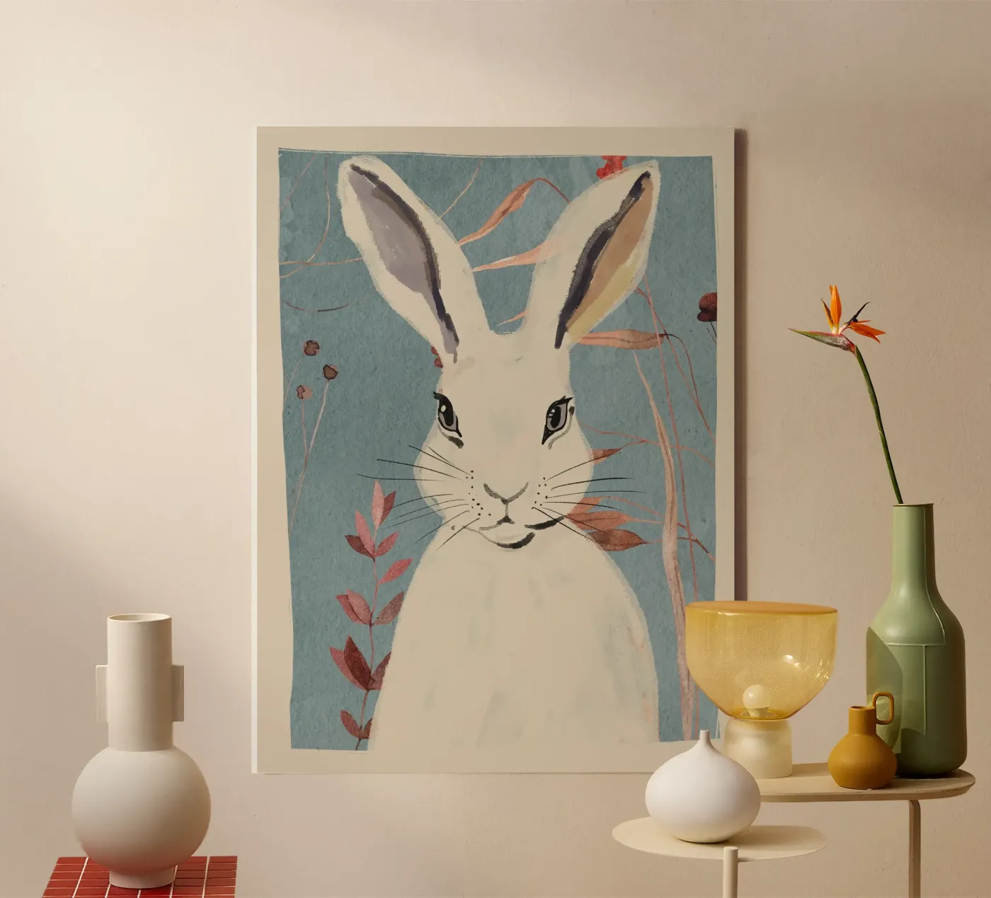 Rabbit canvas by ThingDesign