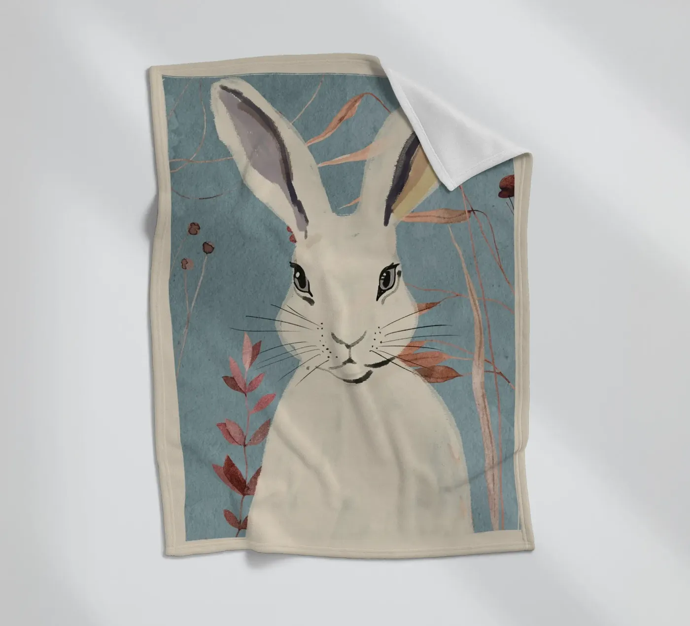 Kaninchen Fleecedecke von ThingDesign