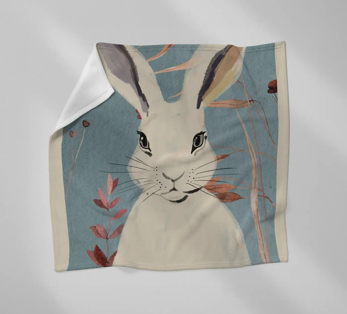 Kaninchen Fleecedecke von ThingDesign