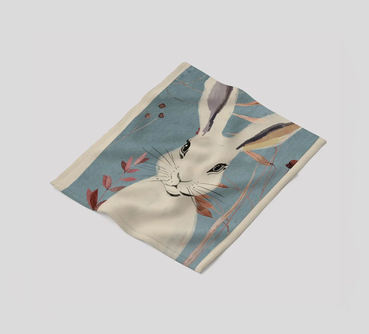 Kaninchen Fleecedecke von ThingDesign