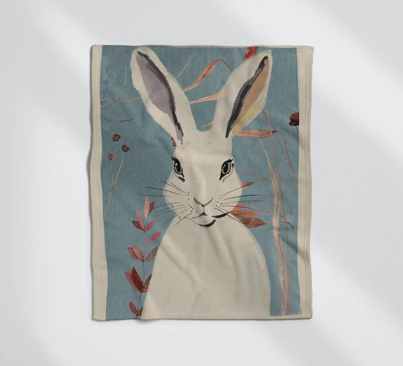 Kaninchen Fleecedecke von ThingDesign