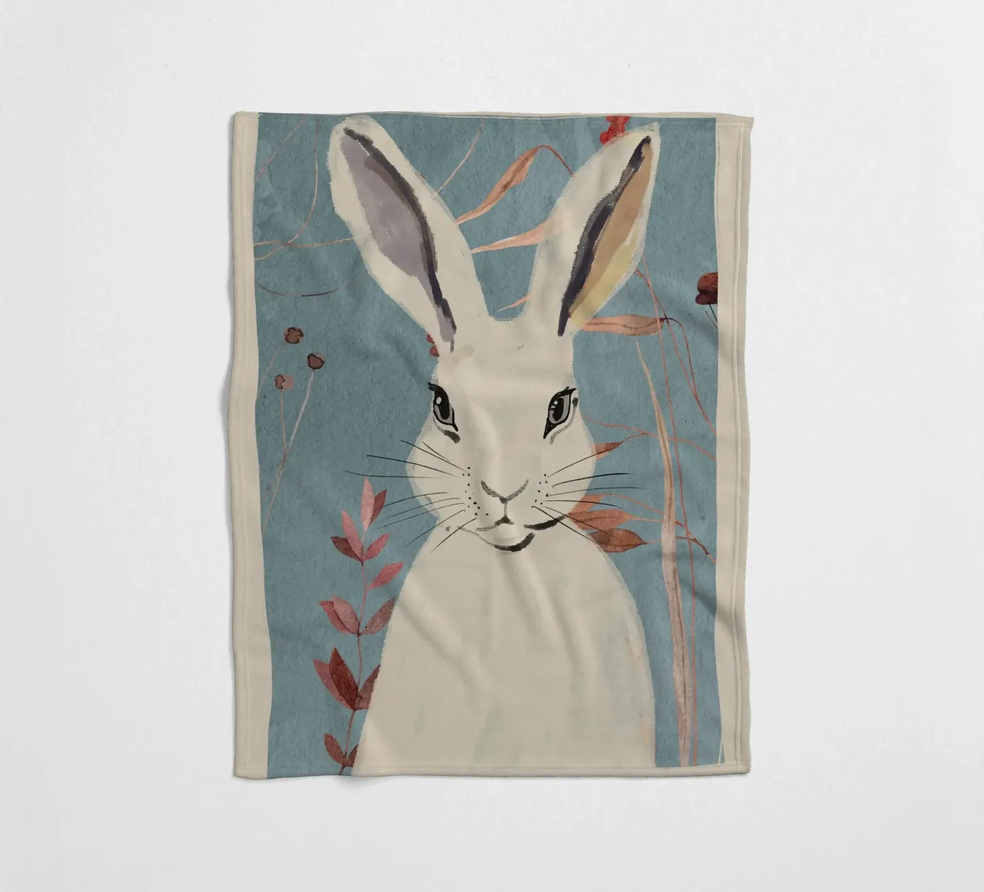 Kaninchen Fleecedecke von ThingDesign
