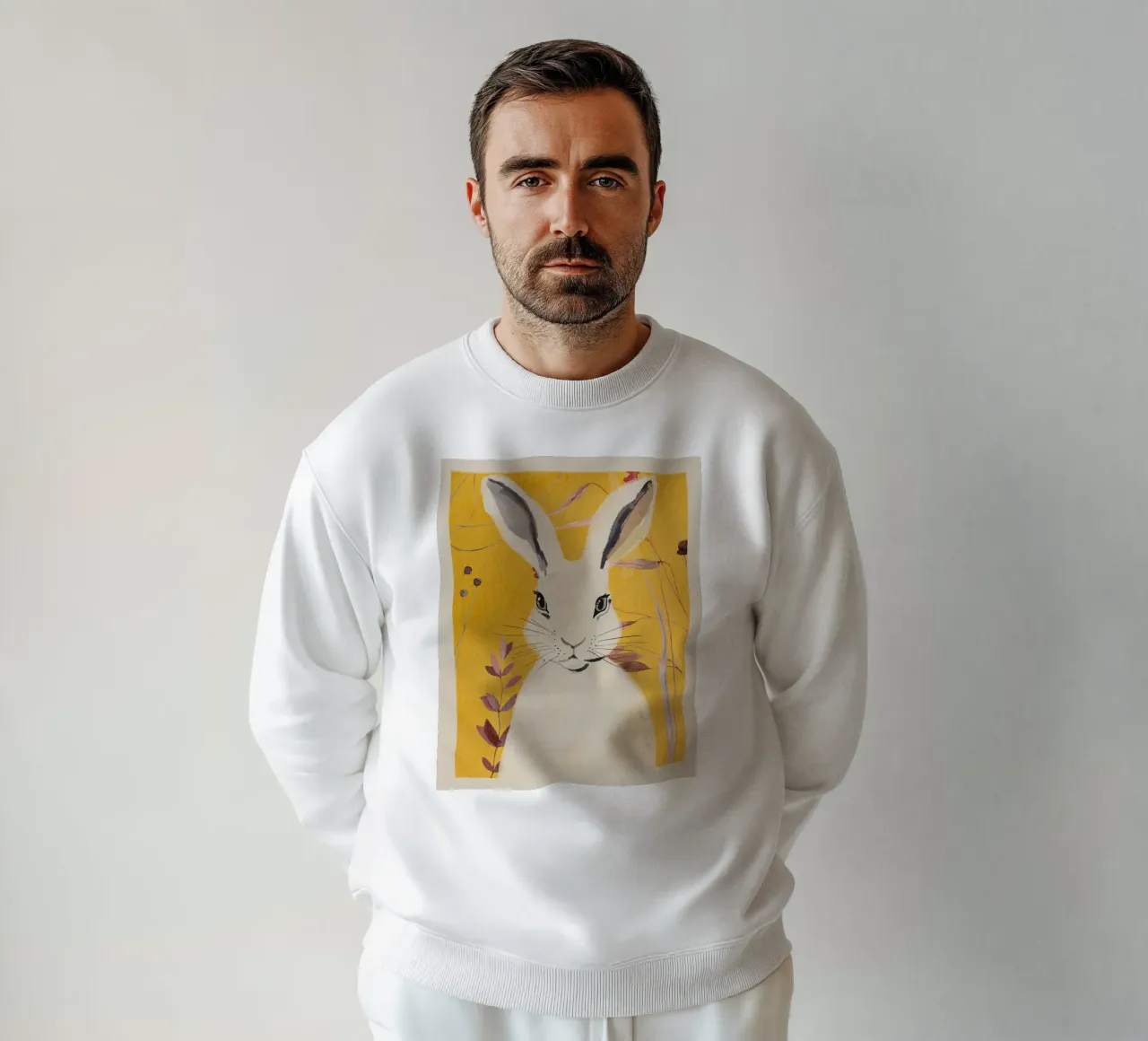 Coniglio 2 felpa da ThingDesign