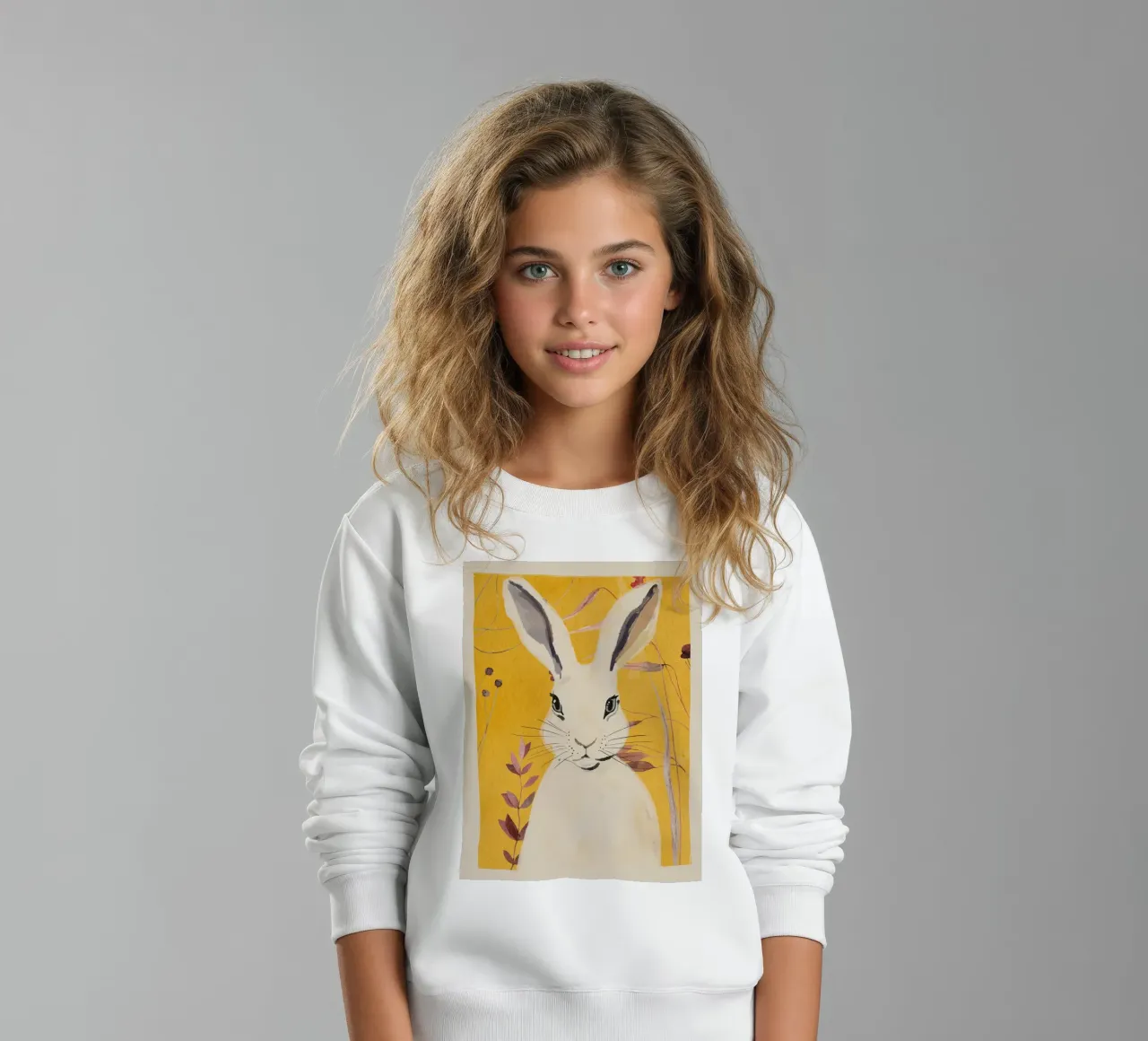 Coniglio 2 felpa bambino da ThingDesign
