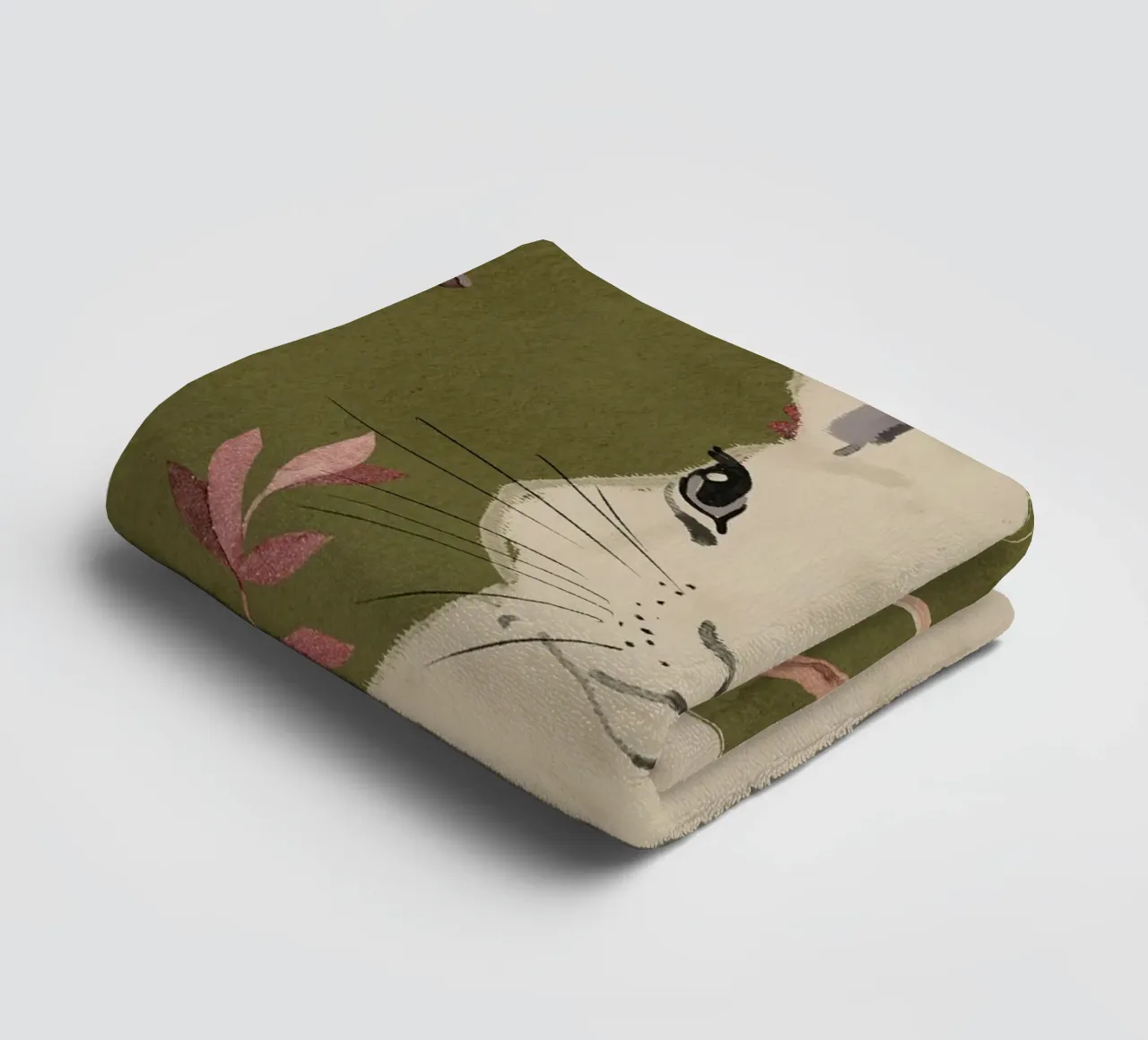 Rabbit 3 towel by ThingDesign