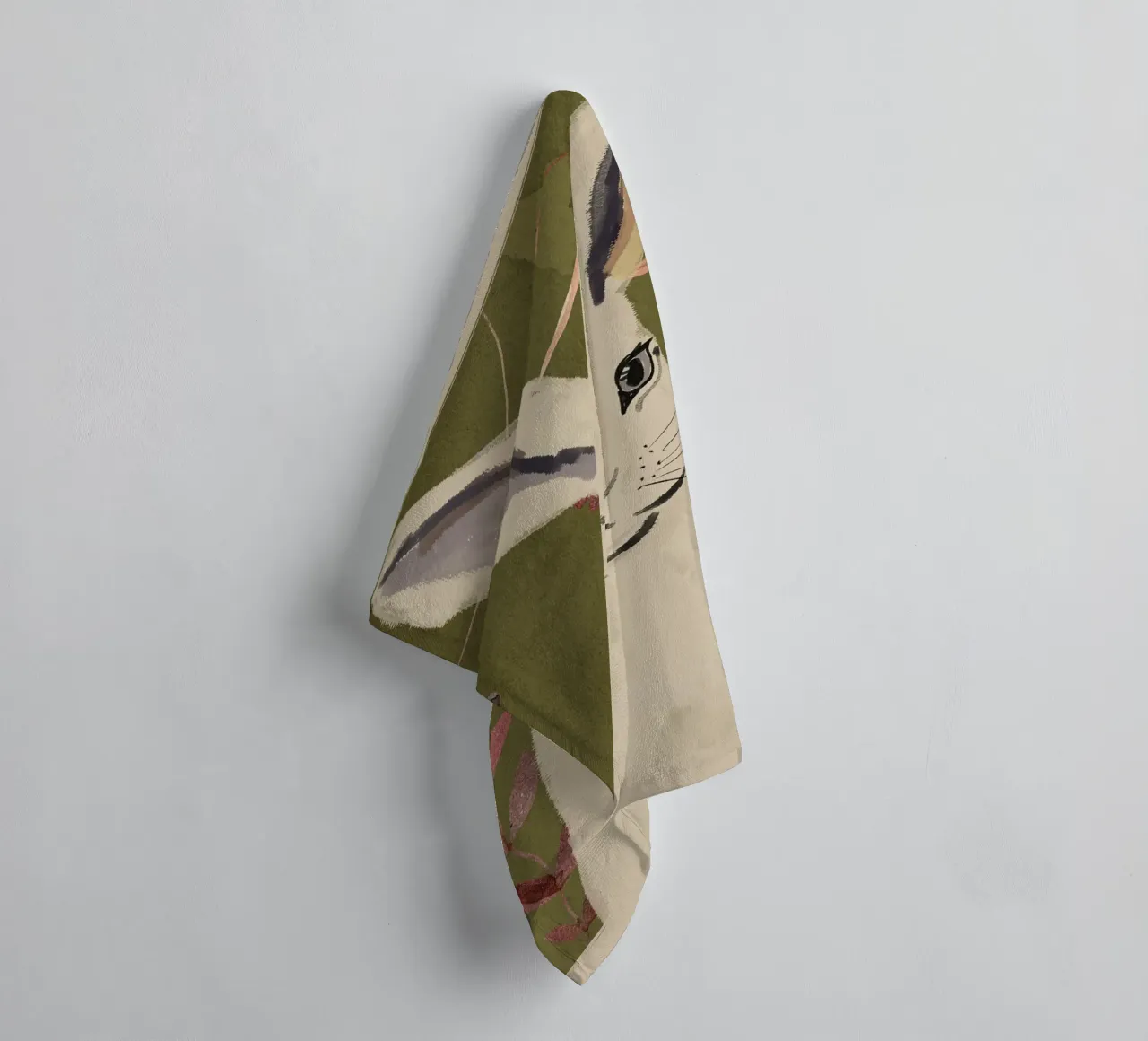 Rabbit 3 towel by ThingDesign