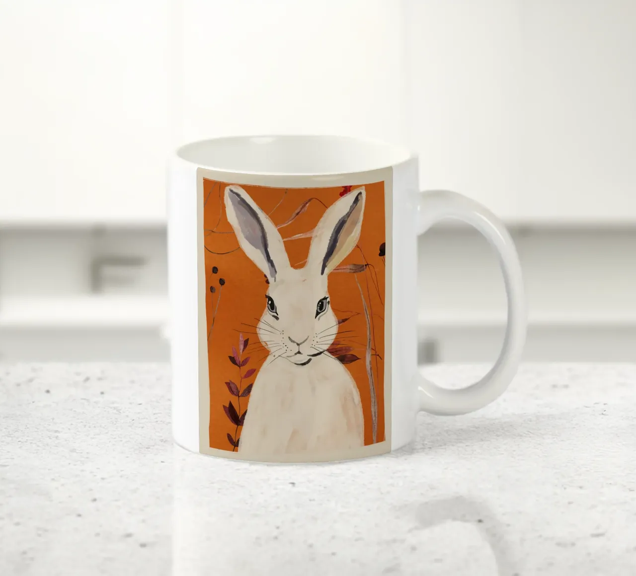 Coniglio 4 tazza in ceramica da ThingDesign