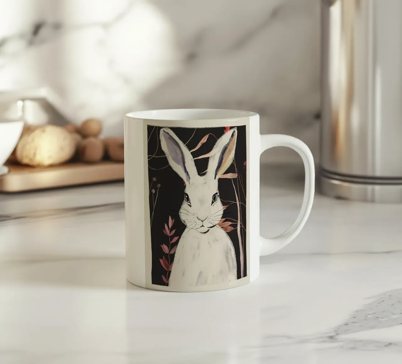 Coniglio 5 tazza in ceramica da ThingDesign