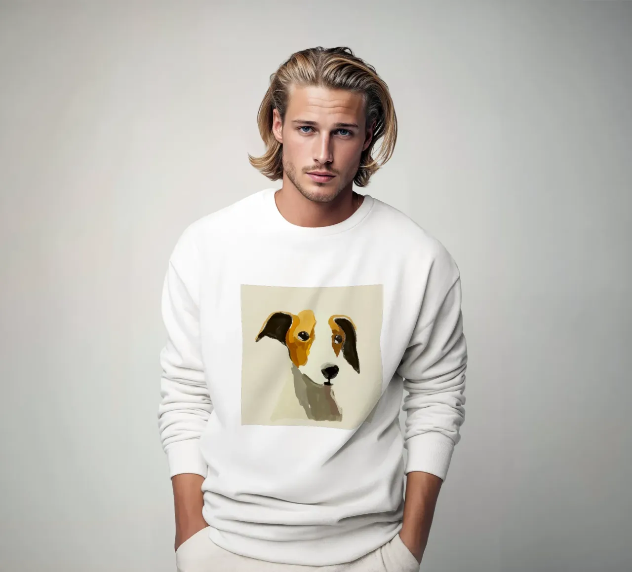 Ritratto di cane 2 felpa da ThingDesign