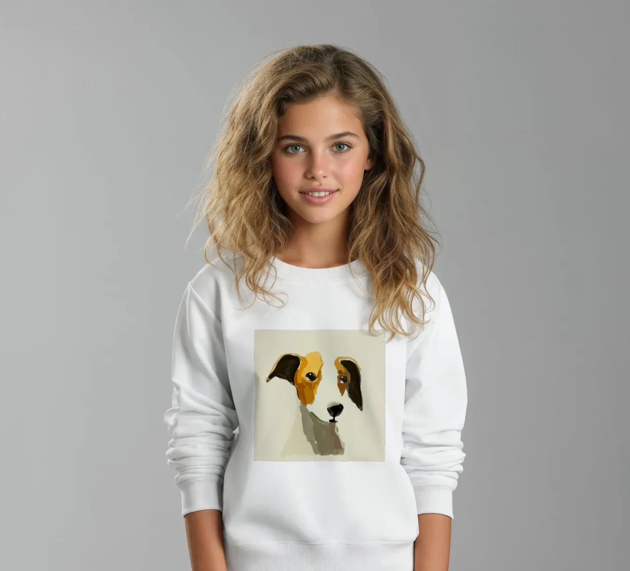 Ritratto di cane 2 felpa bambino da ThingDesign