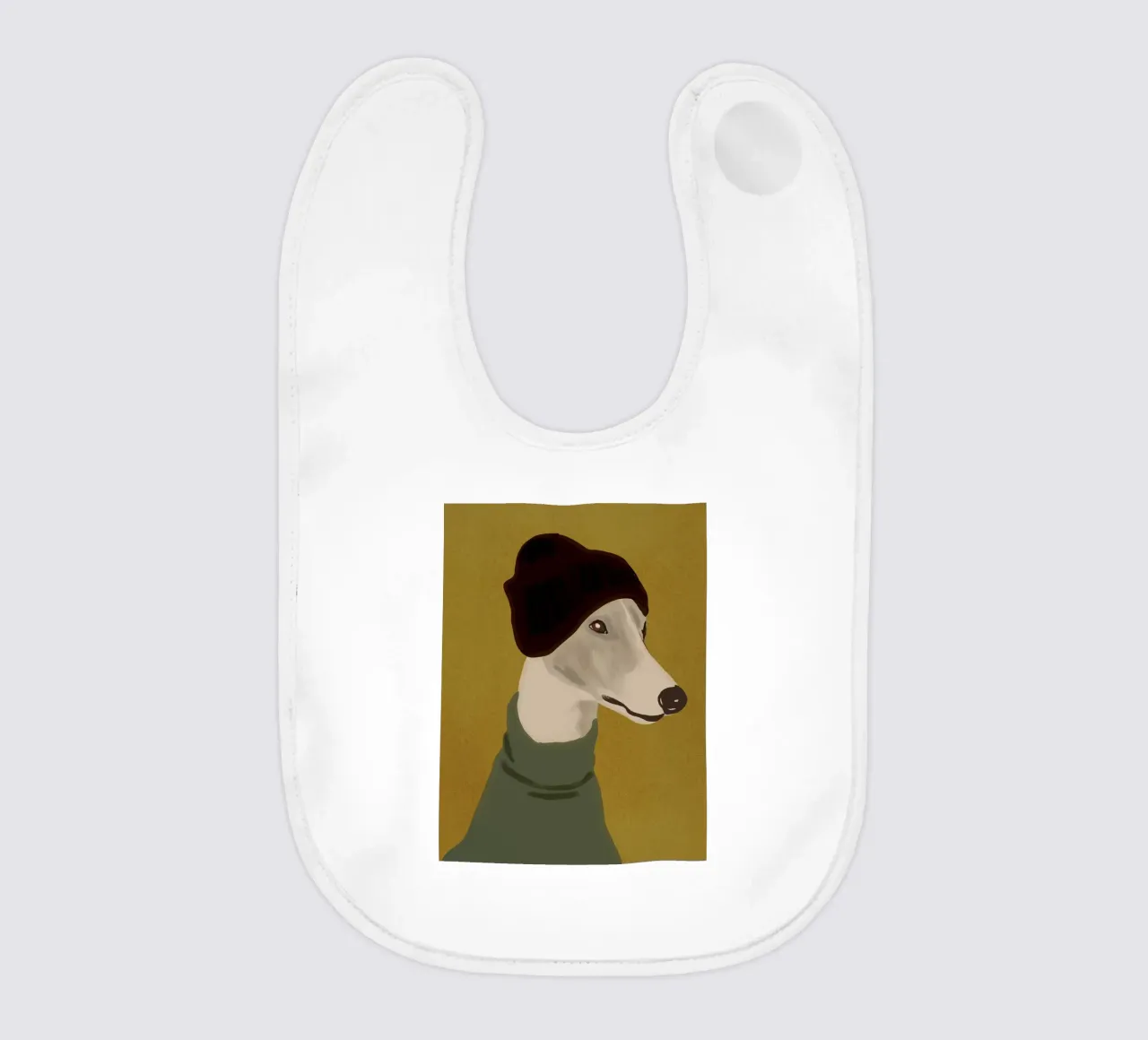 Ritratto di cane 4 bavaglino da ThingDesign