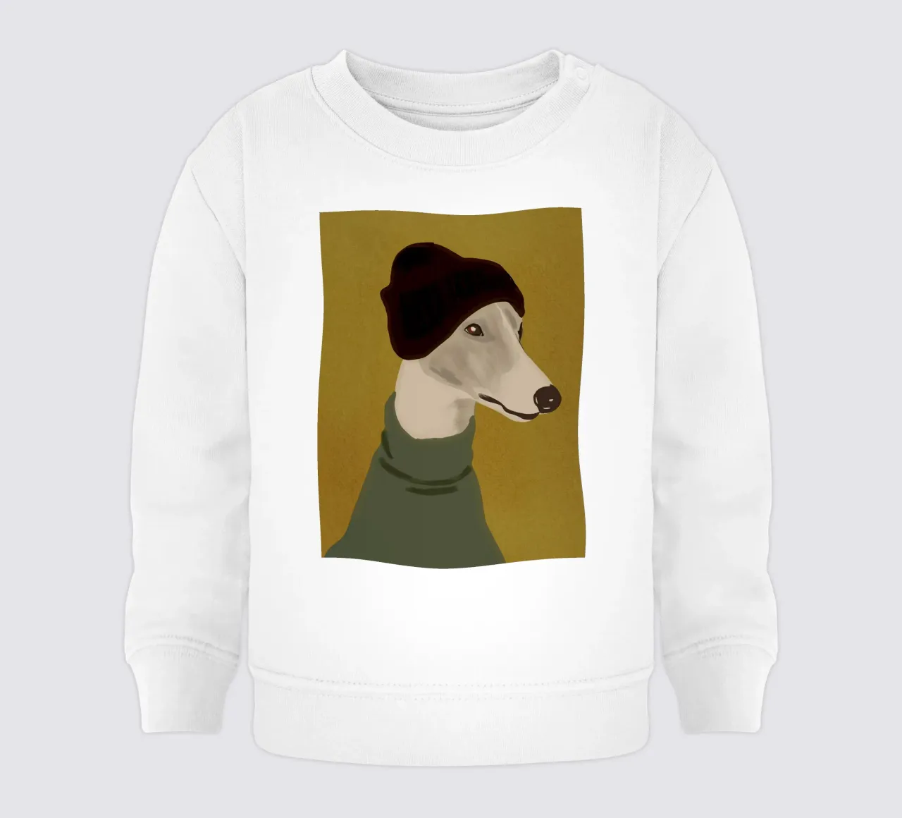 Ritratto di cane 4 felpa neonato da ThingDesign