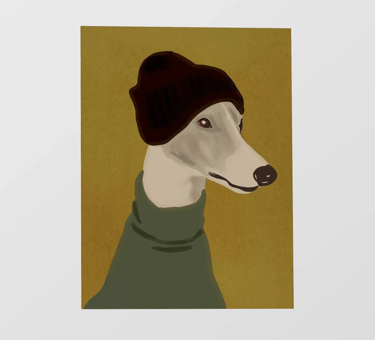 Ritratto di cane 4 telo in pvc da ThingDesign