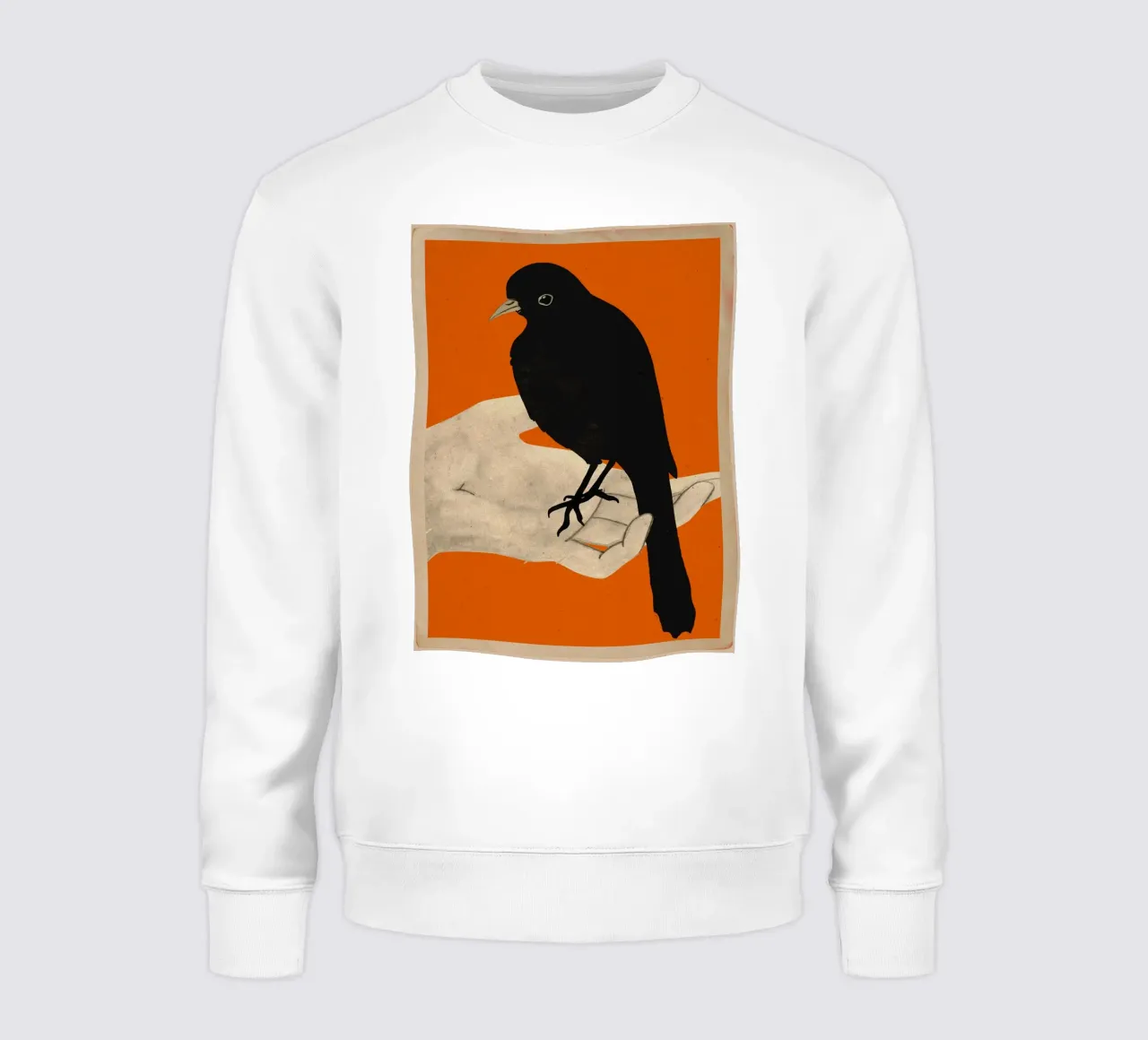 Uccello in mano 5 felpa da ThingDesign