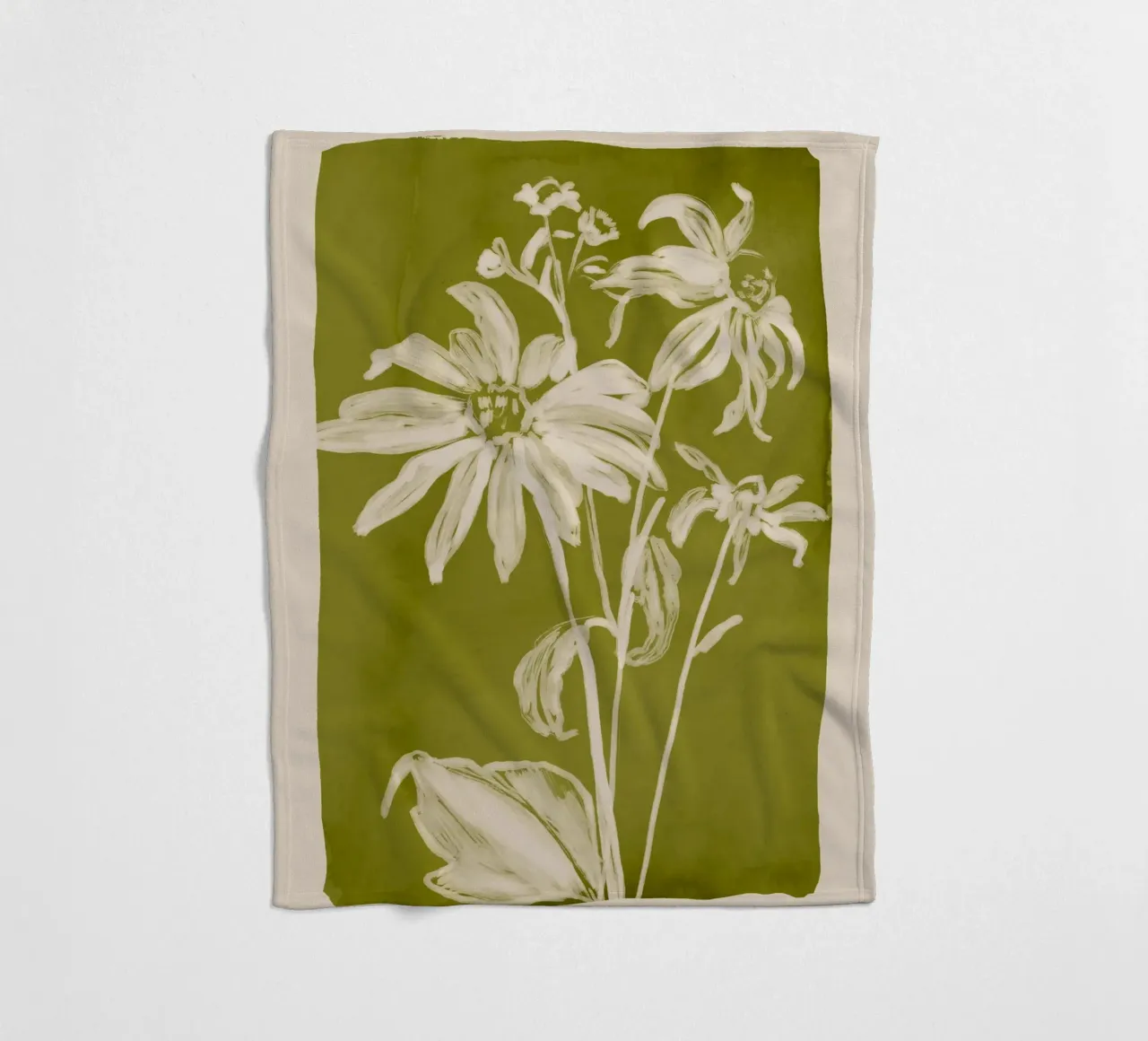 fiori minimi 12 coperta in pile da ThingDesign