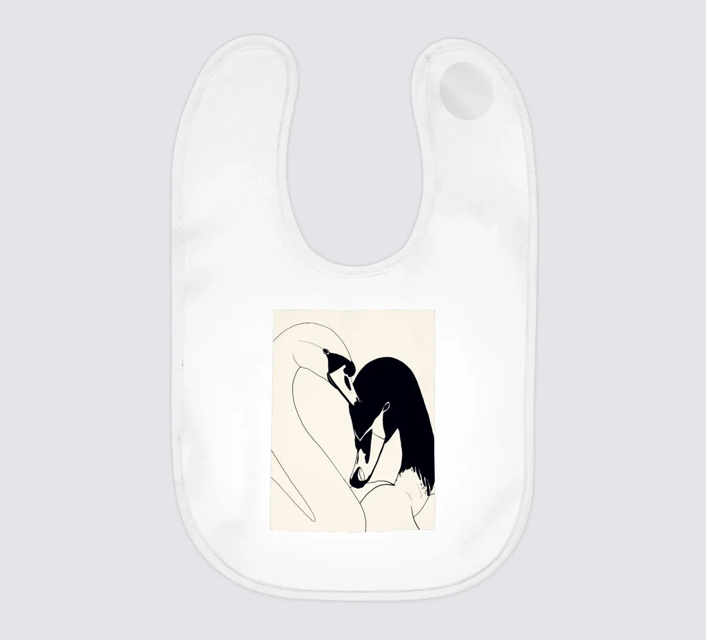 Two Swans 3 bavaglino da ThingDesign