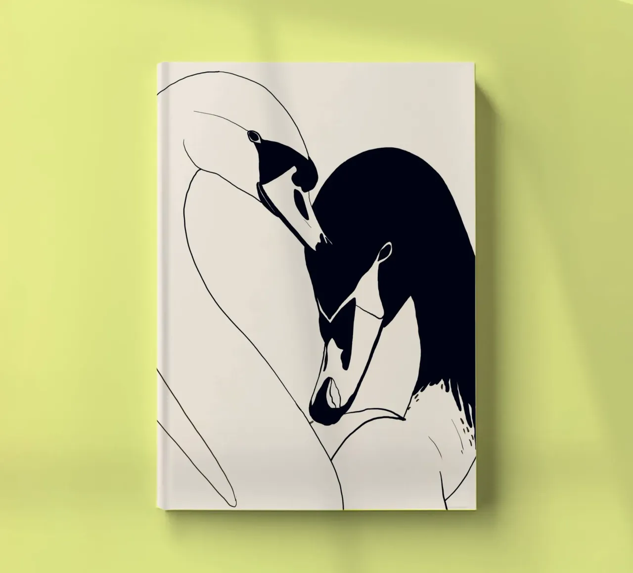 Two Swans 3 notebook by ThingDesign