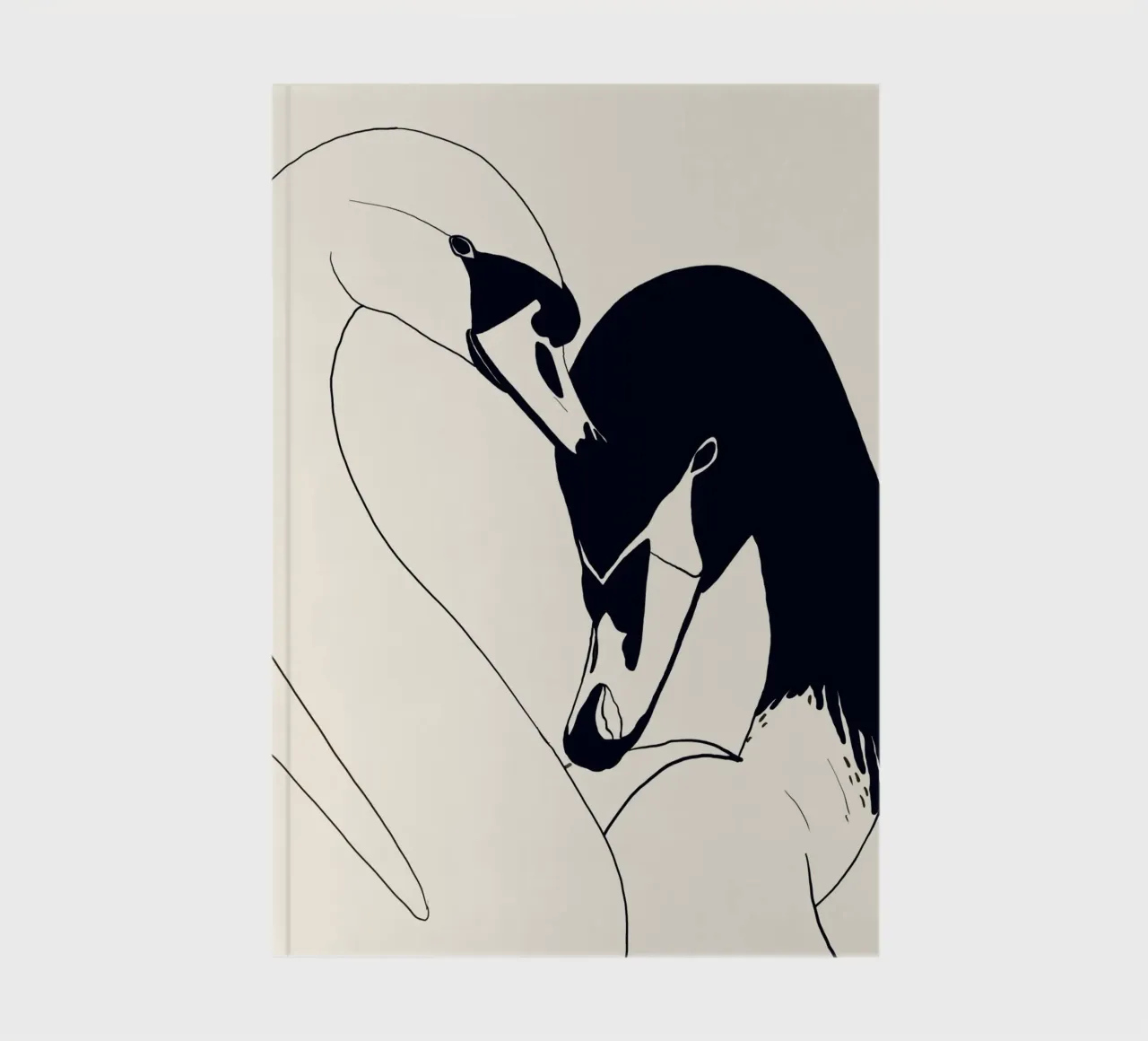 Two Swans 3 notebook by ThingDesign
