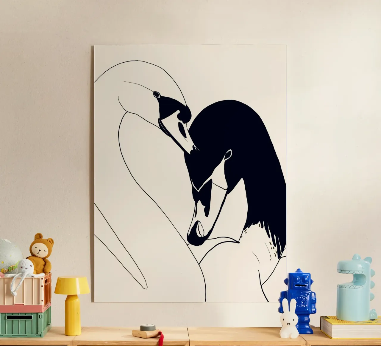 Due cigni 3 plexiglass da ThingDesign