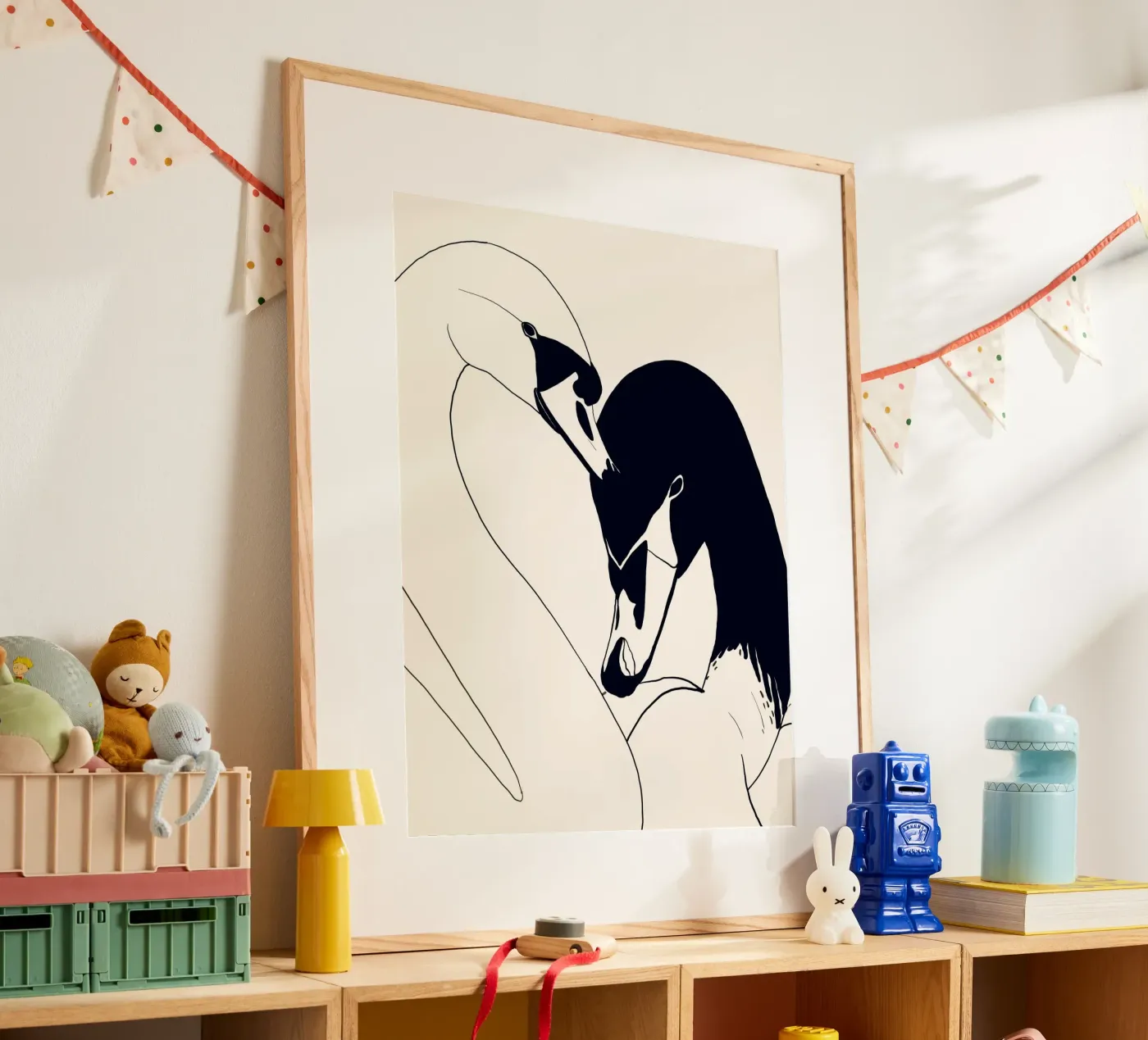 Two Swans 3 poster da ThingDesign