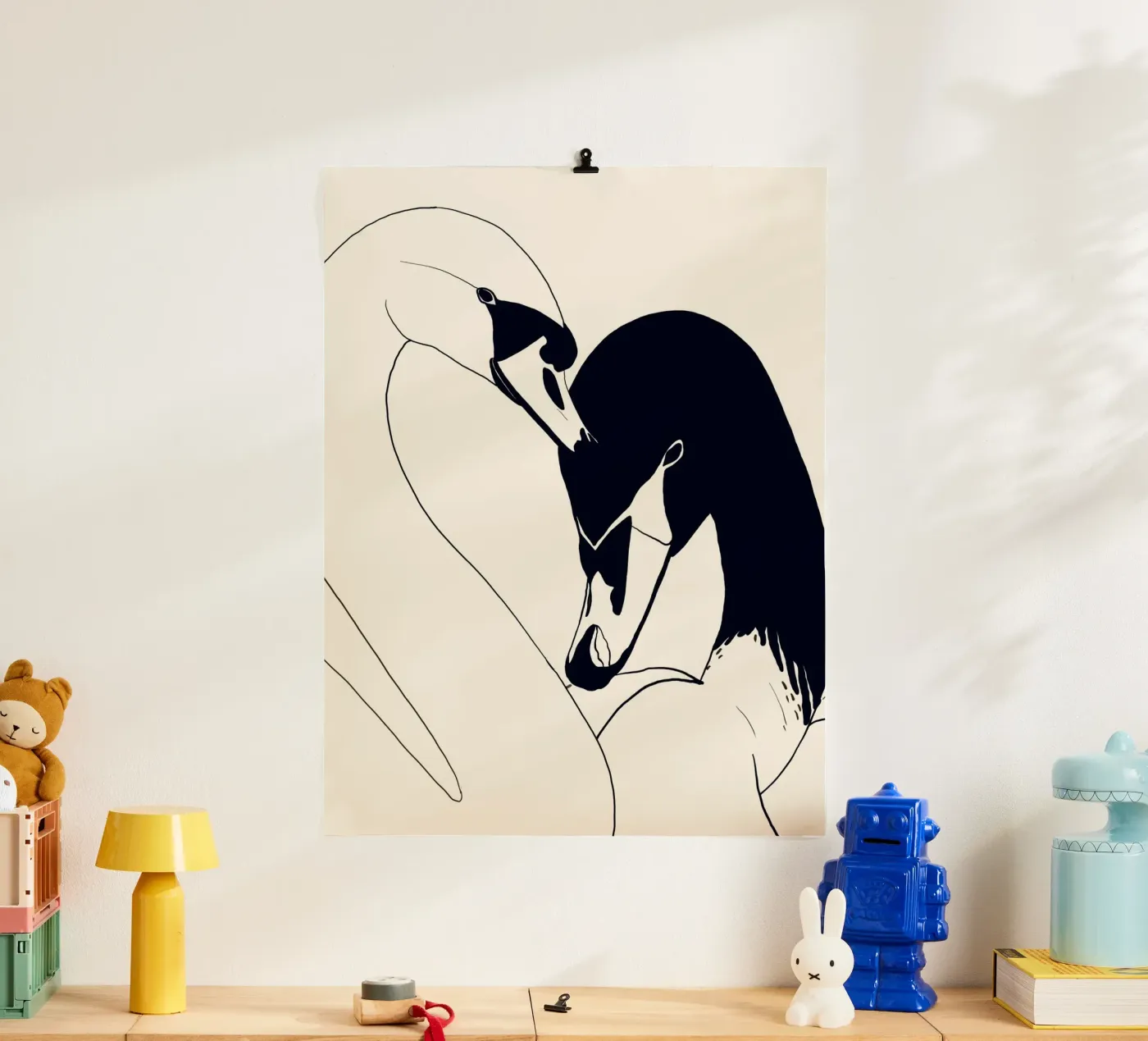 Two Swans 3 poster da ThingDesign